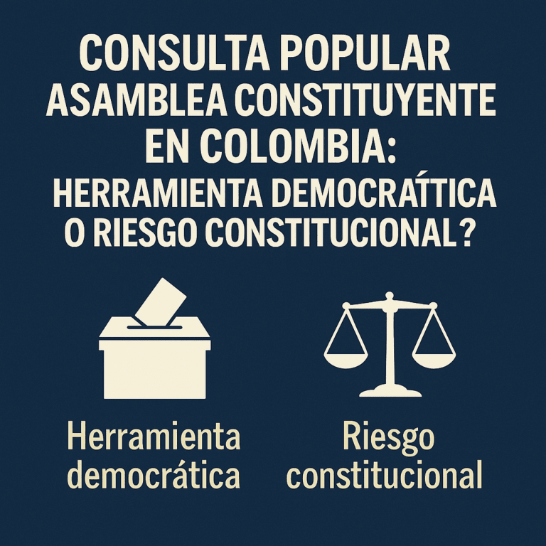 Consulta Popular y Asamblea Constituyente en Colombia: ¿Herramienta Democrática o Riesgo Constitucional?