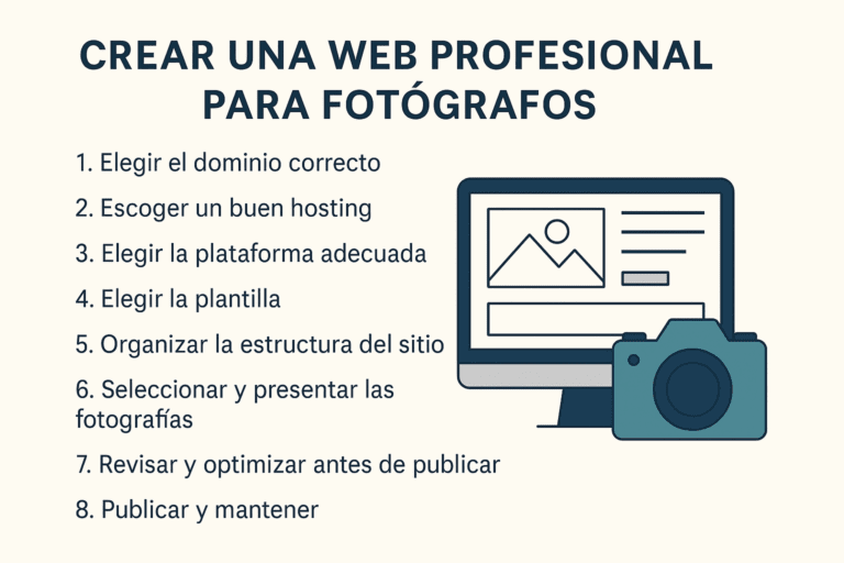 Crear una Web Profesional para Fotógrafos: Guía Paso a Paso